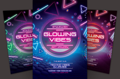 Glowing Vibes Flyer