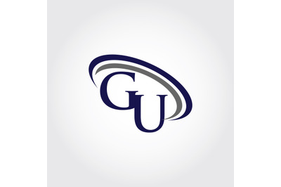 Monogram GU Logo Design