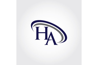 Monogram HA Logo Design