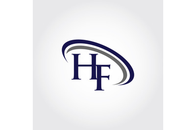 Monogram HF Logo Design
