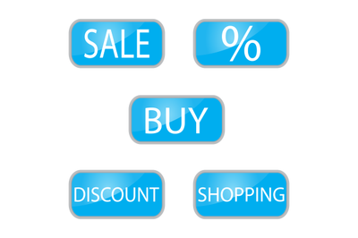 Web button for shooping and online shop