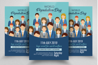 World Population Day Flyer Template