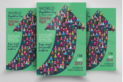 World Population Day Flyer Template