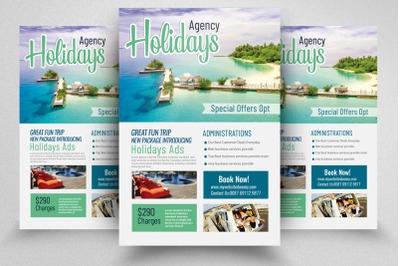 Tour Travel Agency Flyer Template