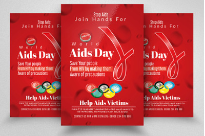 World Aids Day Awareness Flyer Template