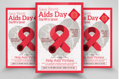 World AIDS Day Flyer Template