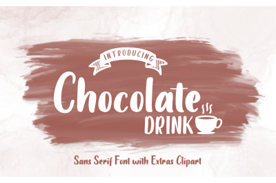 Chocolate DRINK Font