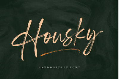Housky - Handwritten Font