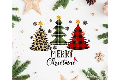 Christmas trees Sublimation Png Design