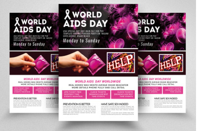 World AIDS Day Flyer Template