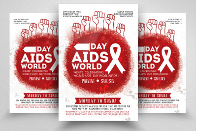 World AIDS Day Flyer Template