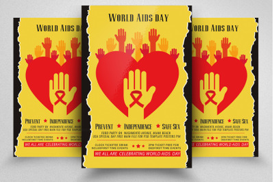 World Aids Day Flyer Template