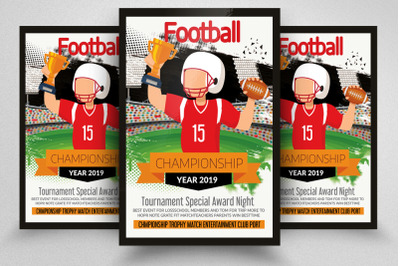 Football Championship Flyer Template