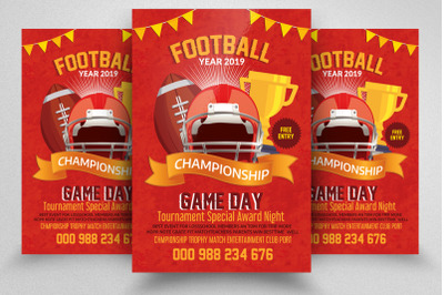 Football Championship Flyer Template