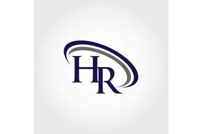 Monogram HR Logo Design