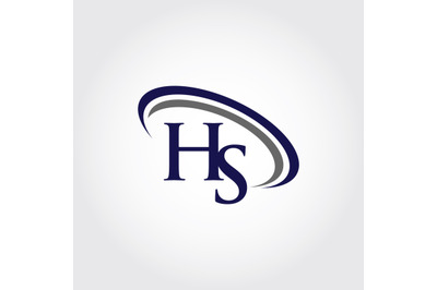 Monogram HS Logo Design