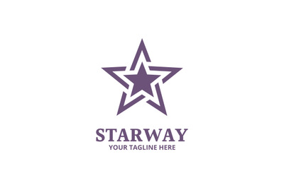 Star logo vector template