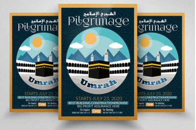 Umrah &amp; Hajj Flyer Template