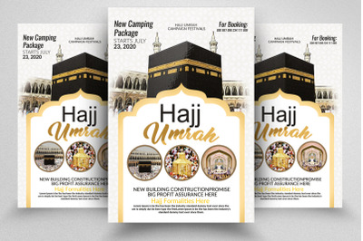 Hajj and Umrah Flyer Template