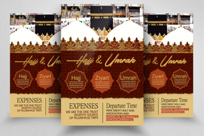 Umrah &amp; Hajj Flyer Template