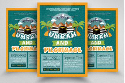 Hajj and Umrah Flyer Template