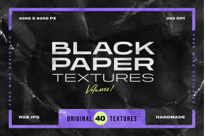 BLACK PAPER TEXTURES