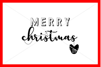Merry Christmas SVG, Christmas SVG, Instant download, Cut File