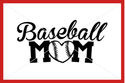 Baseball Mom svg, Instant download, Cut File