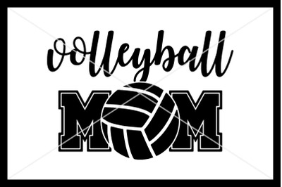 Volleyball Mom svg, Instant download, Cut File