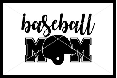 Baseball Mom svg, Instant download, Cut File