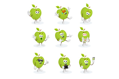 Apple Mascot logo