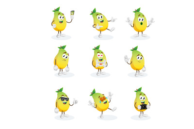 Mango mascot logo