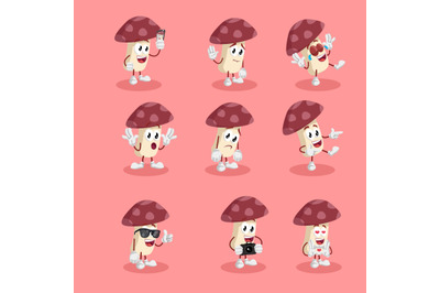 Mushroom mascot