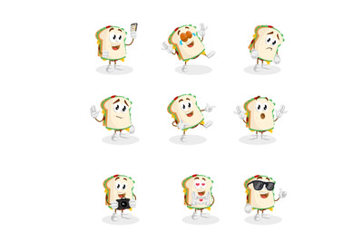 Sandwich mascot