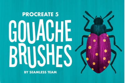 Procreate 5: Gouache Brushes