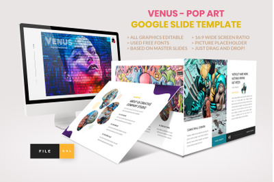 Pop Art - Creative Google Slide Template