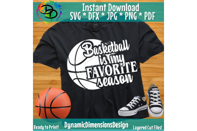 Basketball svg, is Favorite Season svg, Basketball fan svg, SVG Dxf Pn