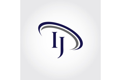 Monogram IJ Logo Design