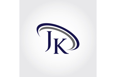 Monogram JK Logo Design