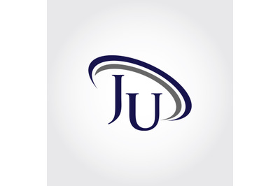 Monogram JU Logo Design