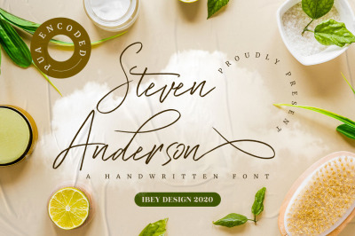 Steven Anderson - Signature Style Font