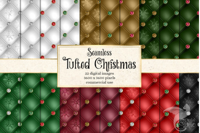 Tufted Christmas Digital Paper