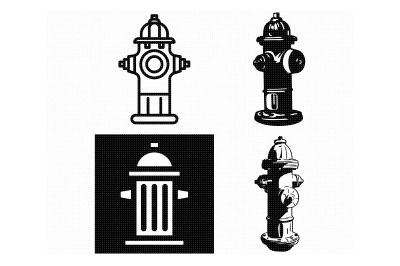 fire hydrant svg, dxf, png, eps, cricut, silhouette, cut file, clipart