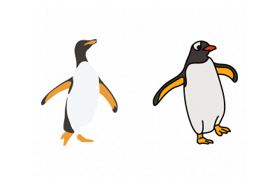penguin svg, dxf, png, eps, cricut, silhouette, cut file, clipart