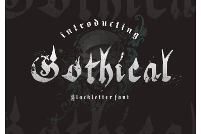 Gothical Blackletter Font
