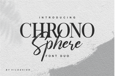 Chrono Sphere Font Duo