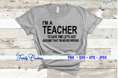 I&#039;M A Teacher