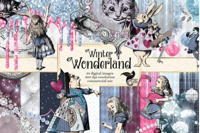 Winter Wonderland Digital Scrapbooking Kit