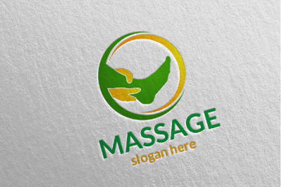 Massage Logo Design