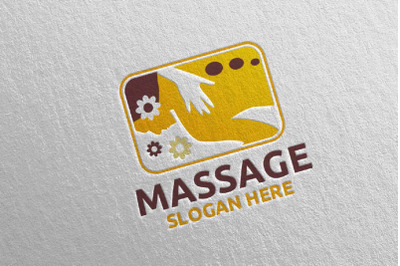 Massage Logo Design 3